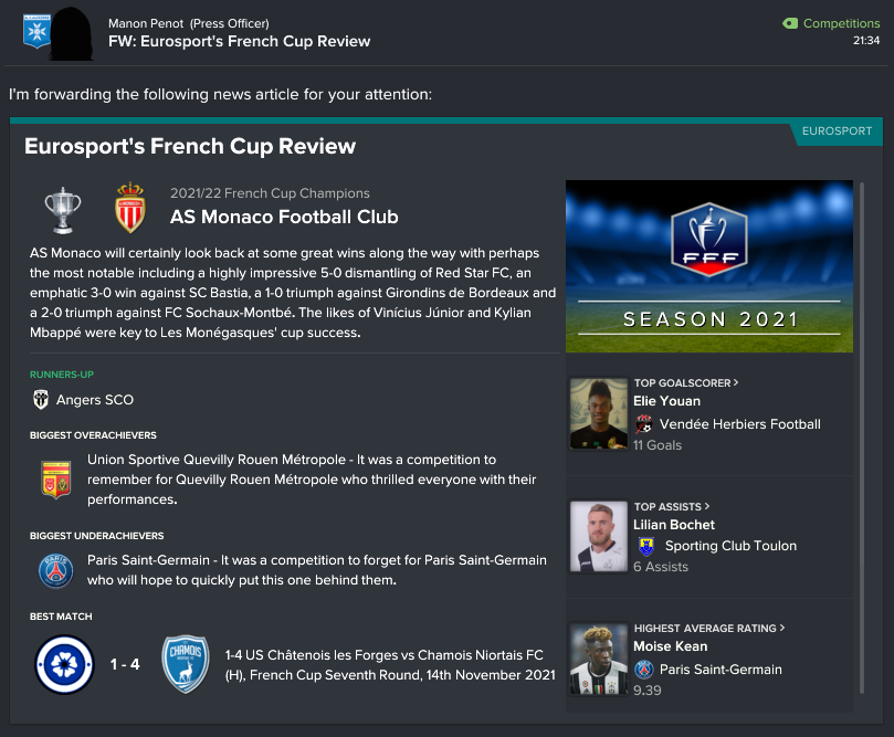 145.5.5 1 1 french cup review